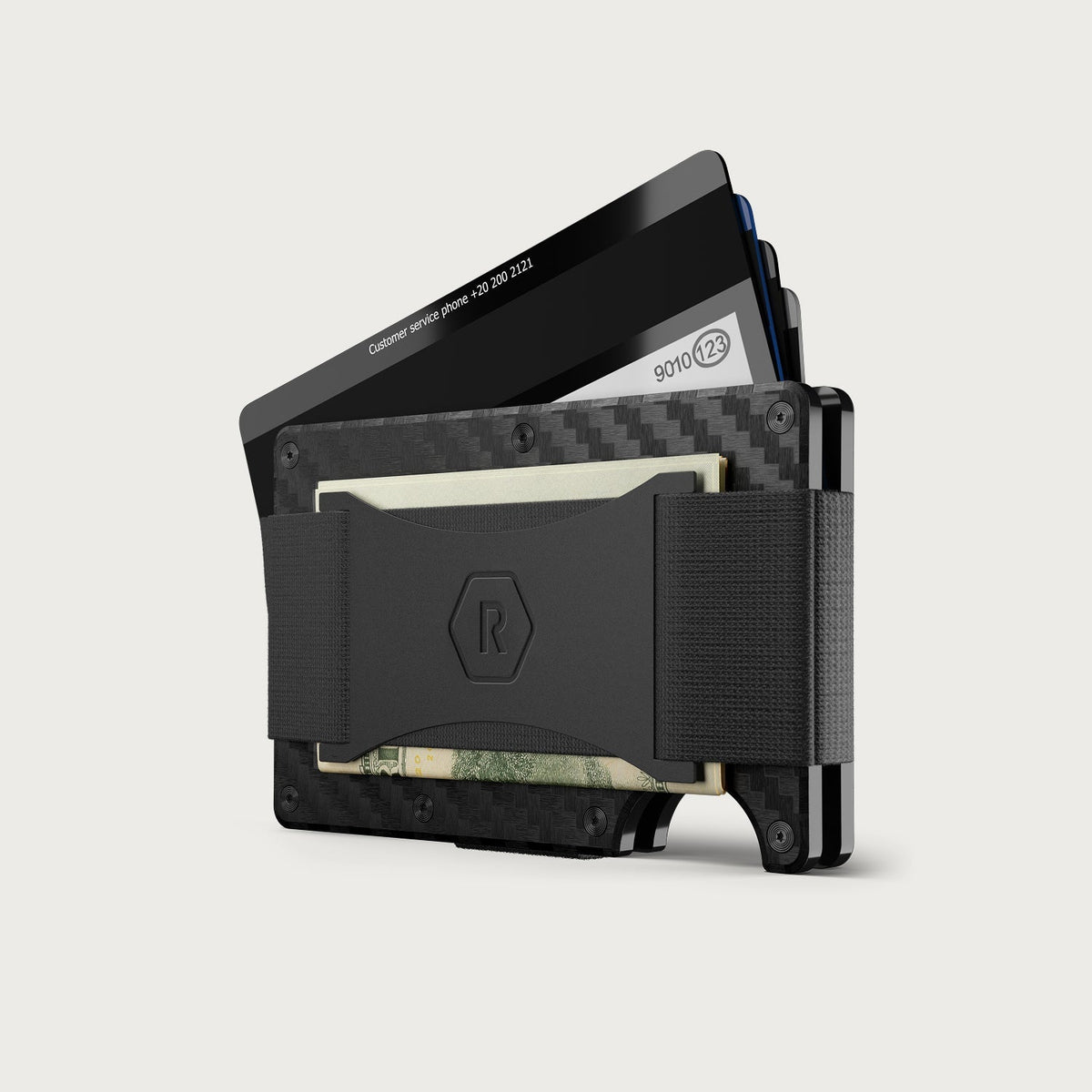 Ridge Wallet - New Orleans Saints - Carbon Fiber 3k