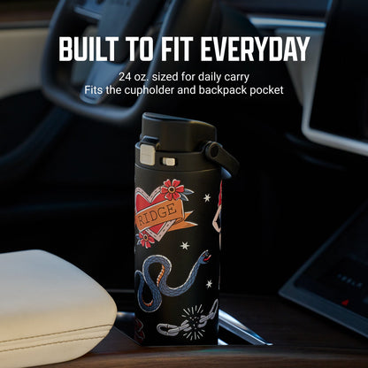 Ridge 24oz Water Bottle - American Traditional