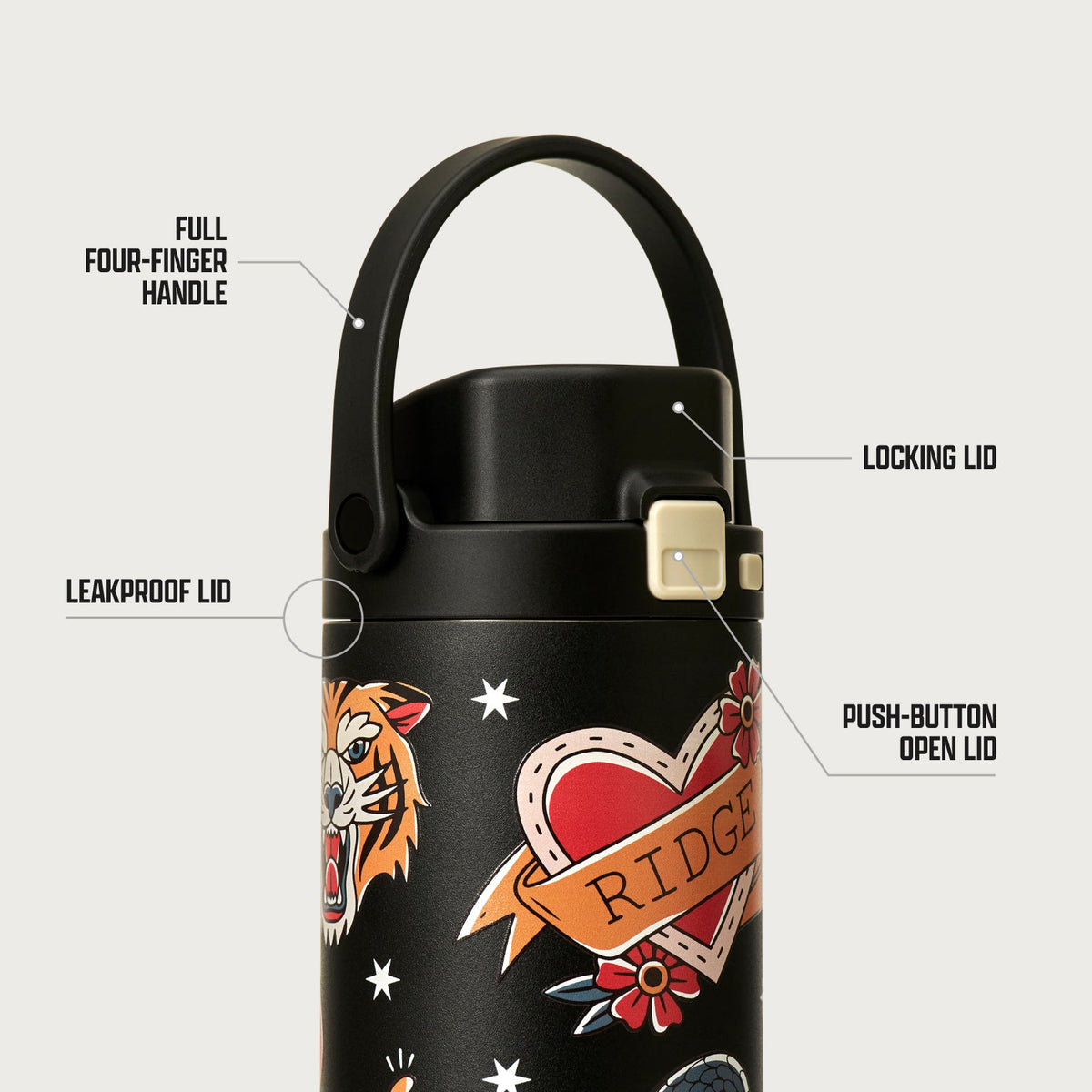 Ridge 24oz Water Bottle - American Traditional