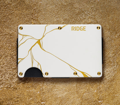 Ridge Wallet - Kintsugi - White