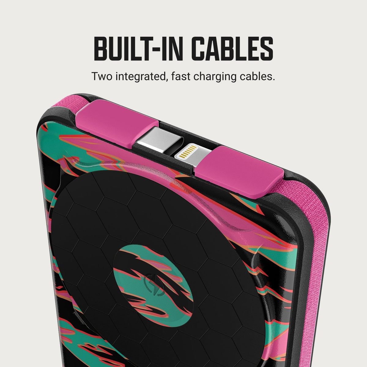 Ridge Power Bank - 10k mAh Bundle - Neon Tiger - 3-Pack