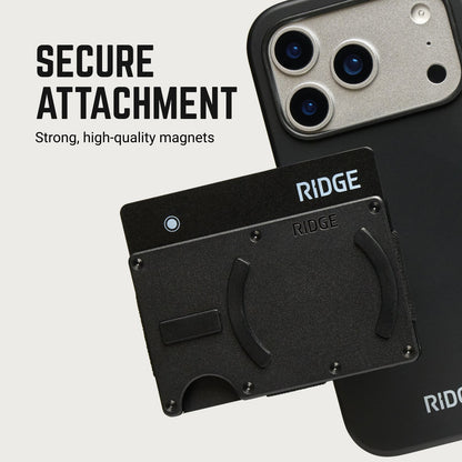 Ridge Wallet for MagSafe + KeyCase - Phantom + Royal Black