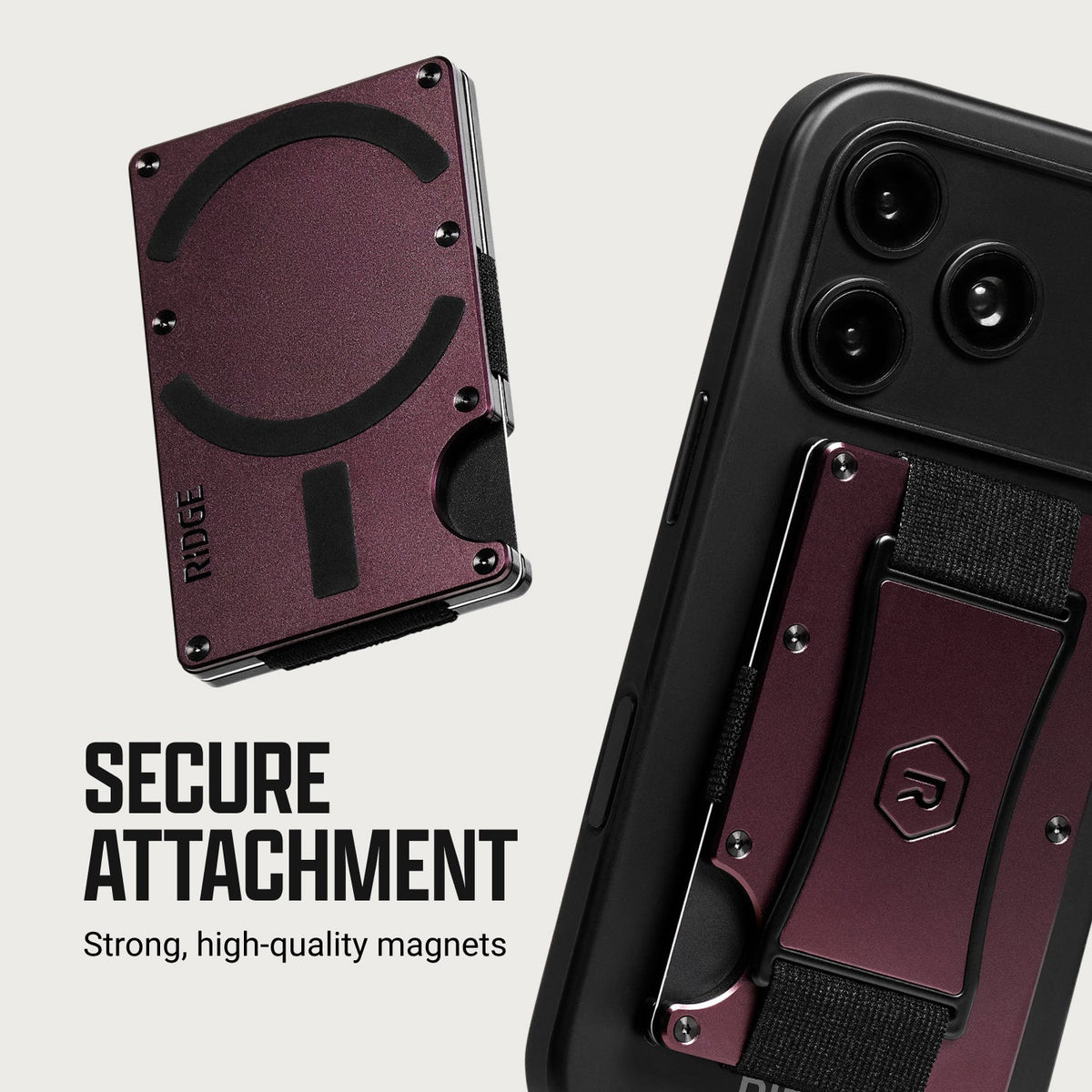 Ridge Wallet For MagSafe - Carbon Fiber 3k