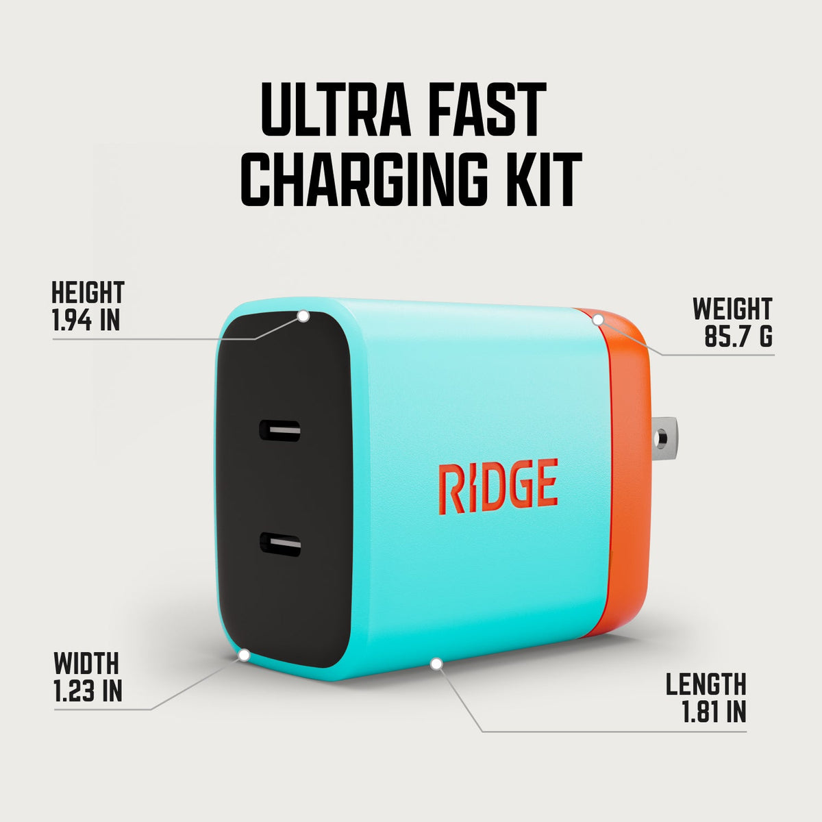 Wall Charger Set - 45W - GT