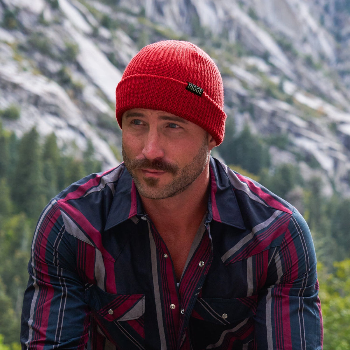 Classic Cuffed Beanie - Rodeo Red