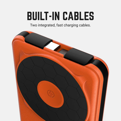Ridge Everyday Charging Kit - iPhone 18 Pro - Basecamp Orange — power bank infographic 2