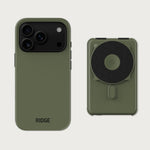 Ridge Everyday Charging Kit - iPhone 18 Pro - Matte Olive
