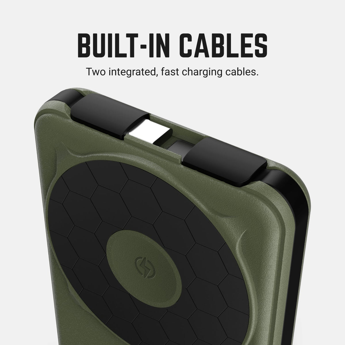 Ridge Everyday Charging Kit - iPhone 18 Pro Max - Matte Olive — power bank infographic 2