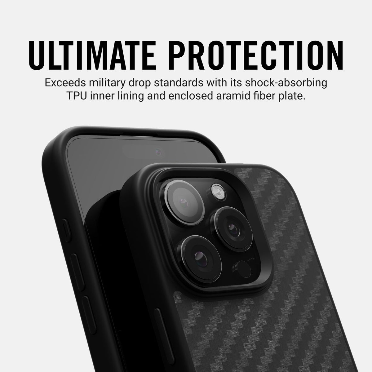 Ridge Phone Case - Carbon - iPhone 16 Pro
