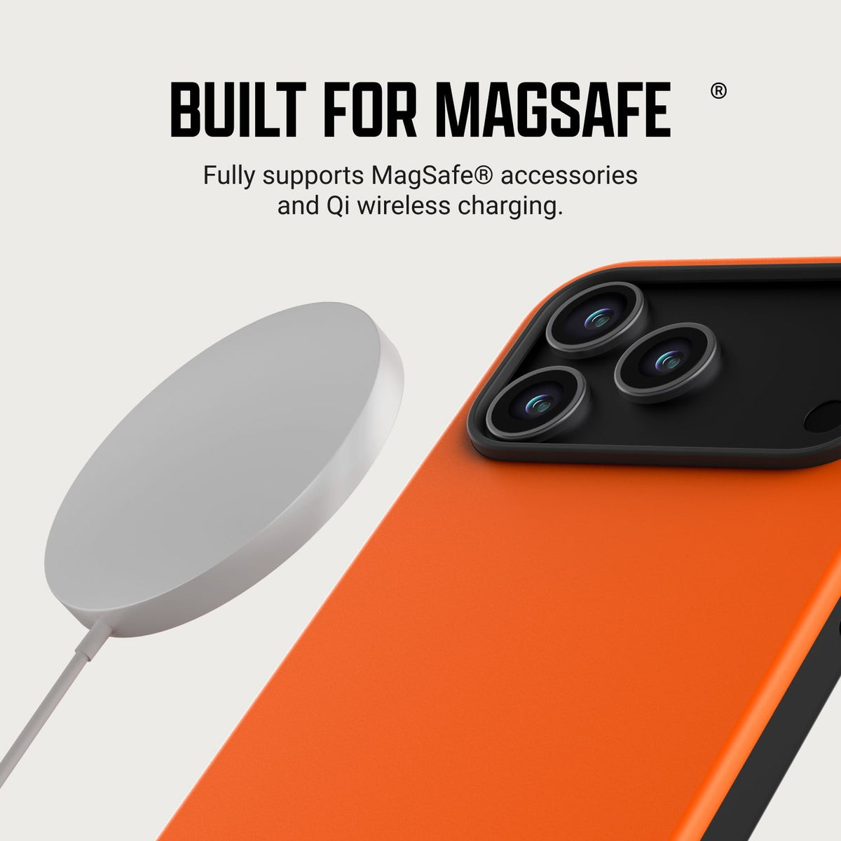 Ridge Phone Case - iPhone 18 Pro Max - Basecamp Orange