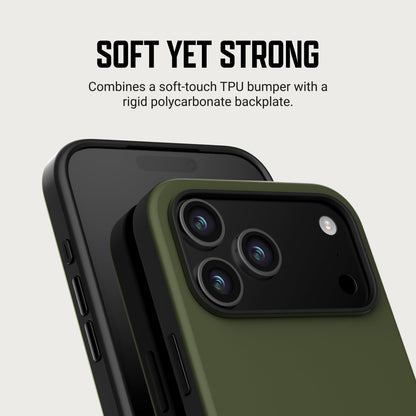 Ridge Phone Case - iPhone 18 Pro Max - Matte Olive