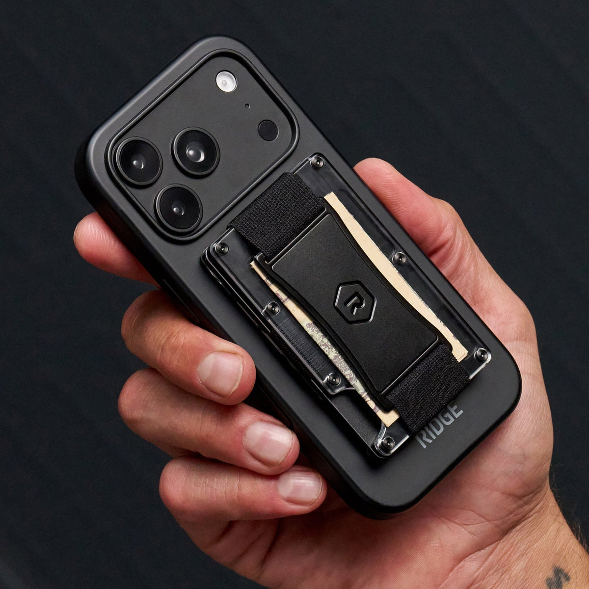 Ridge Wallet for MagSafe + KeyCase - Phantom + Royal Black