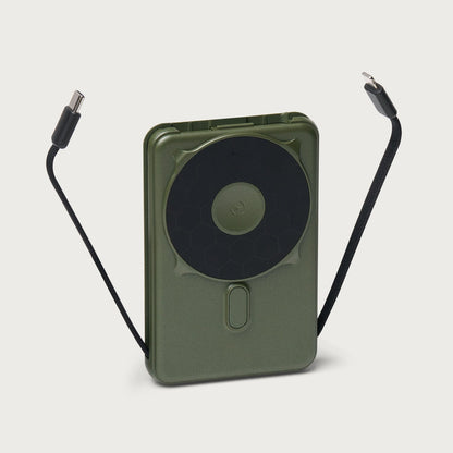 Ridge Wallet for MagSafe + Power Bank - Matte Olive — image 3