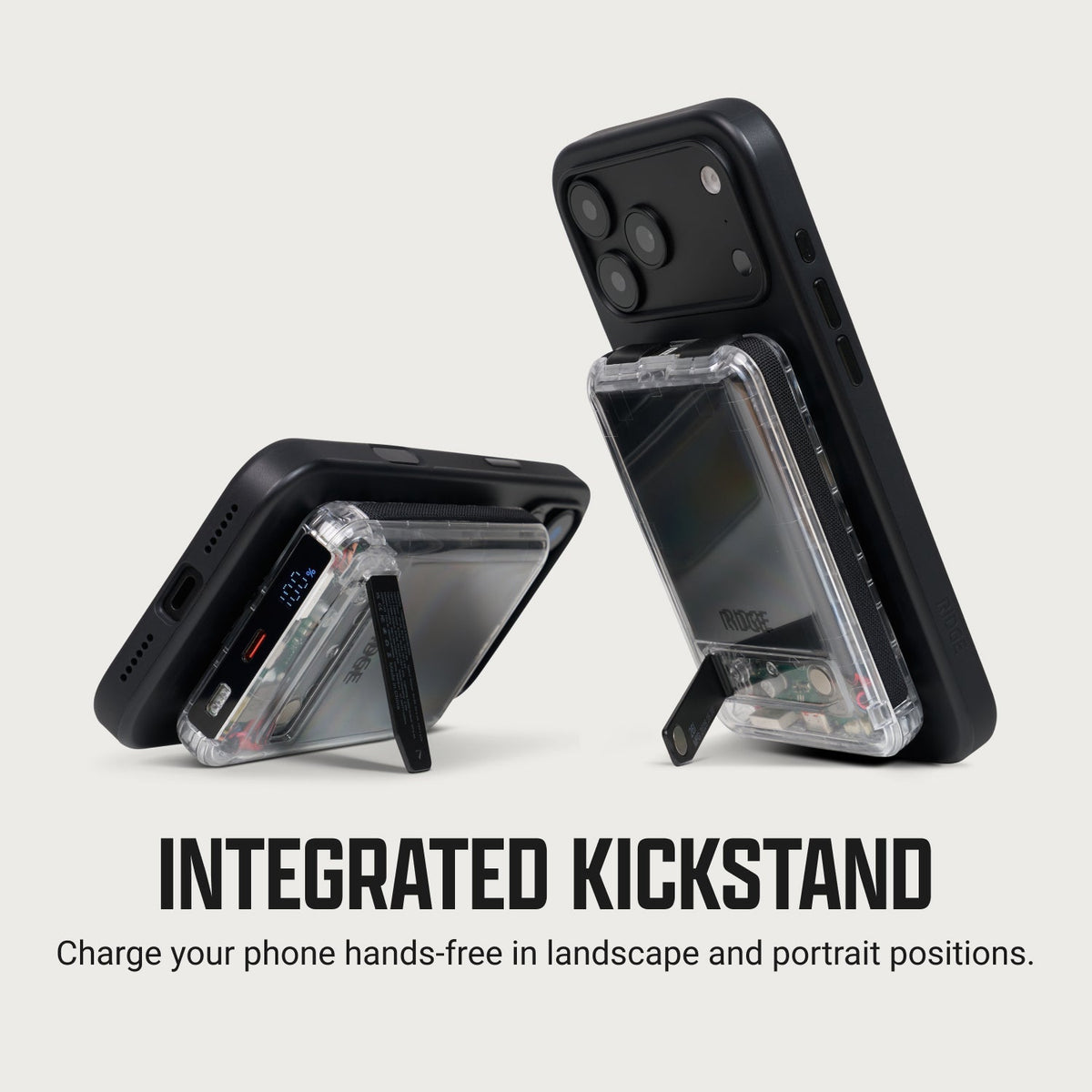 Ridge Wallet for MagSafe & Power Bank Kit - Phantom