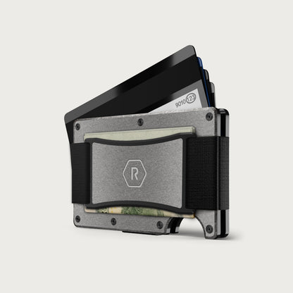 Ridge Wallet + Power Bank + KeyCase - Stonewashed Titanium + Matte Black + Stonewashed Titanium — image 2