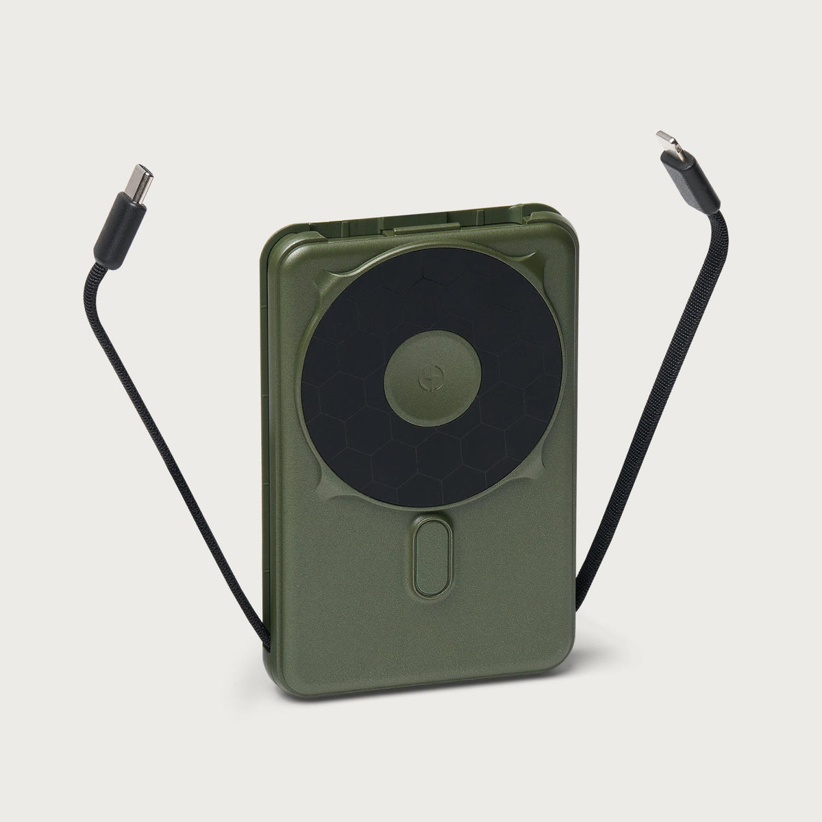 Ridge Wallet + Power Bank - Matte Olive — image 3